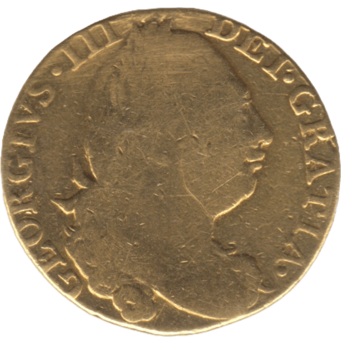 1775 GOLD ONE GUINEA ( GF ) GEORGE III - Guineas - Cambridgeshire Coins