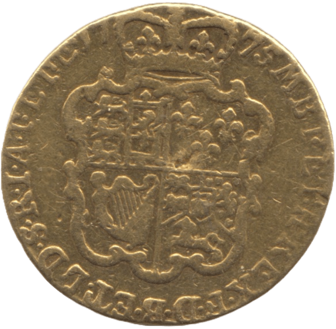 1775 GOLD ONE GUINEA ( GF ) GEORGE III - Guineas - Cambridgeshire Coins