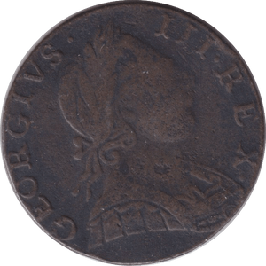 1775 HALFPENNY ( FINE ) - HALFPENNY - Cambridgeshire Coins