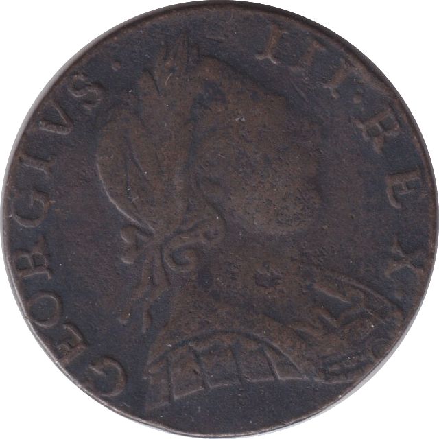 1775 HALFPENNY ( FINE ) - HALFPENNY - Cambridgeshire Coins