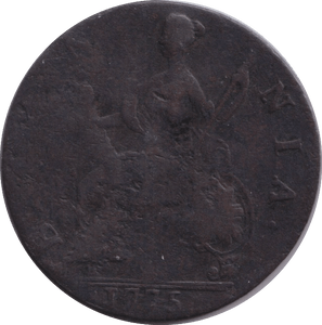 1775 HALFPENNY ( FINE ) - HALFPENNY - Cambridgeshire Coins