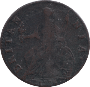 1775 HALFPENNY ( VF ) - HALFPENNY - Cambridgeshire Coins