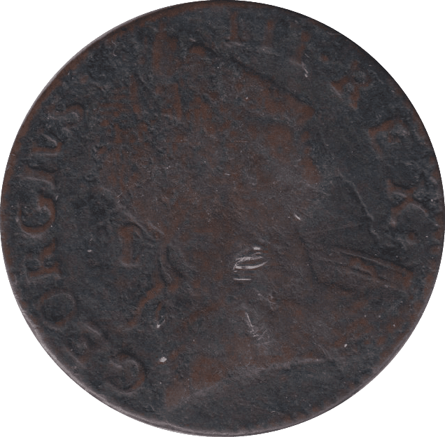 1775 HALFPENNY ( VF ) - HALFPENNY - Cambridgeshire Coins