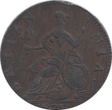 1775 HALFPENNY ( VF ) - HALFPENNY - Cambridgeshire Coins
