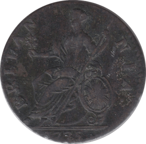 1775 HALFPENNY - HALFPENNY - Cambridgeshire Coins