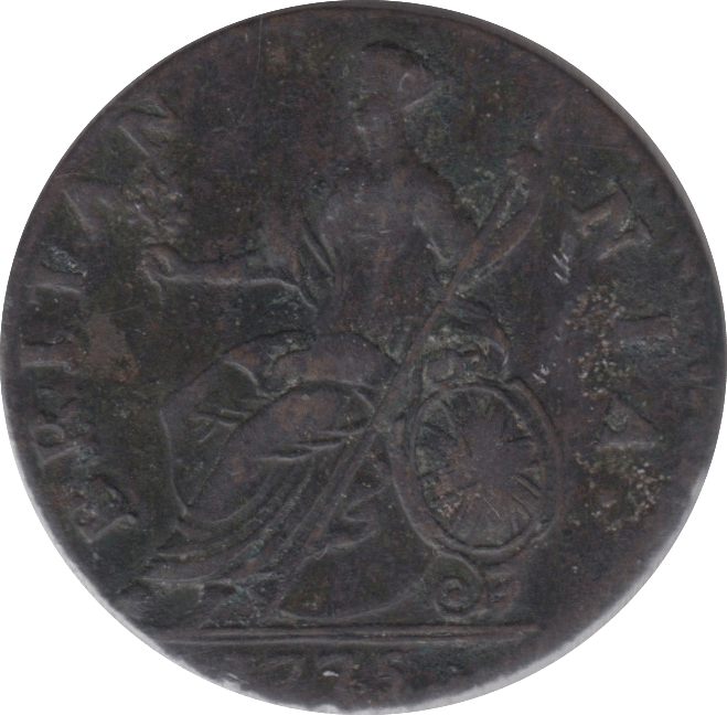 1775 HALFPENNY - HALFPENNY - Cambridgeshire Coins