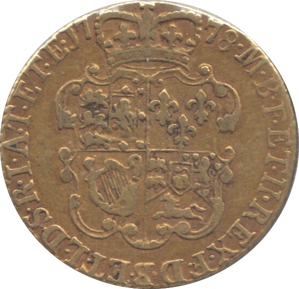 1778 GOLD ONE GUINEA ( VF ) - GUINEAS - Cambridgeshire Coins