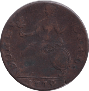 1779 HALFPENNY ( FINE ) - HALFPENNY - Cambridgeshire Coins