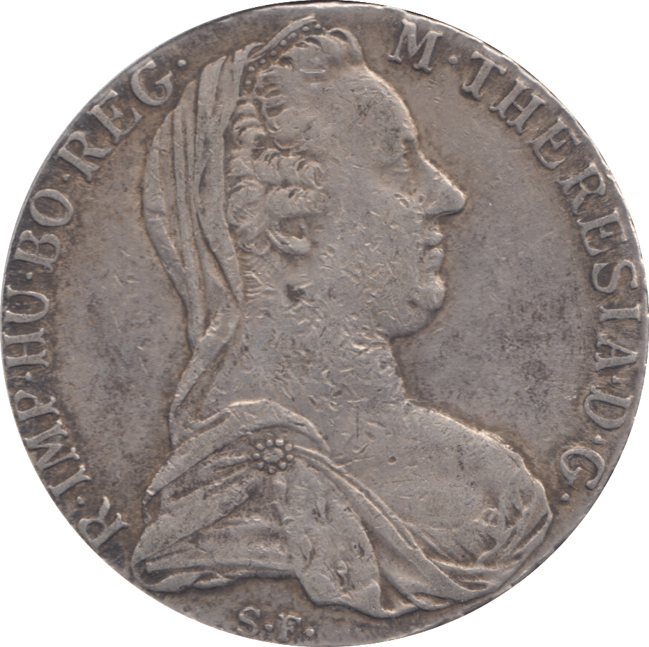 1780 SILVER MARIA THERESA TRADE THALER - SILVER WORLD COINS - Cambridgeshire Coins