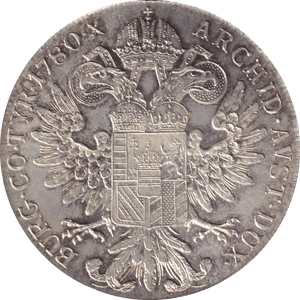 1780 SILVER THALER AUSTRIA - SILVER WORLD COINS - Cambridgeshire Coins