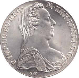 1780 SILVER THALER AUSTRIA - SILVER WORLD COINS - Cambridgeshire Coins