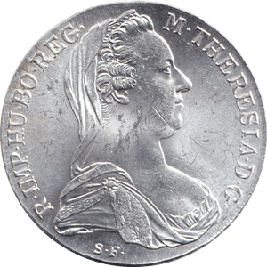 1780 SILVER THALER - SILVER WORLD COINS - Cambridgeshire Coins