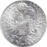 1780 SILVER THALER - SILVER WORLD COINS - Cambridgeshire Coins