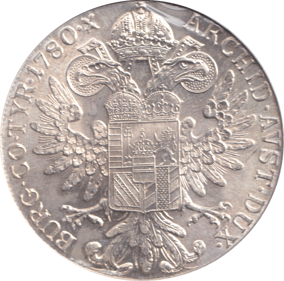 1780 SILVER THALES AUSTRIA - SILVER WORLD COINS - Cambridgeshire Coins