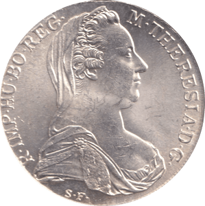 1780 SILVER THALES AUSTRIA - SILVER WORLD COINS - Cambridgeshire Coins