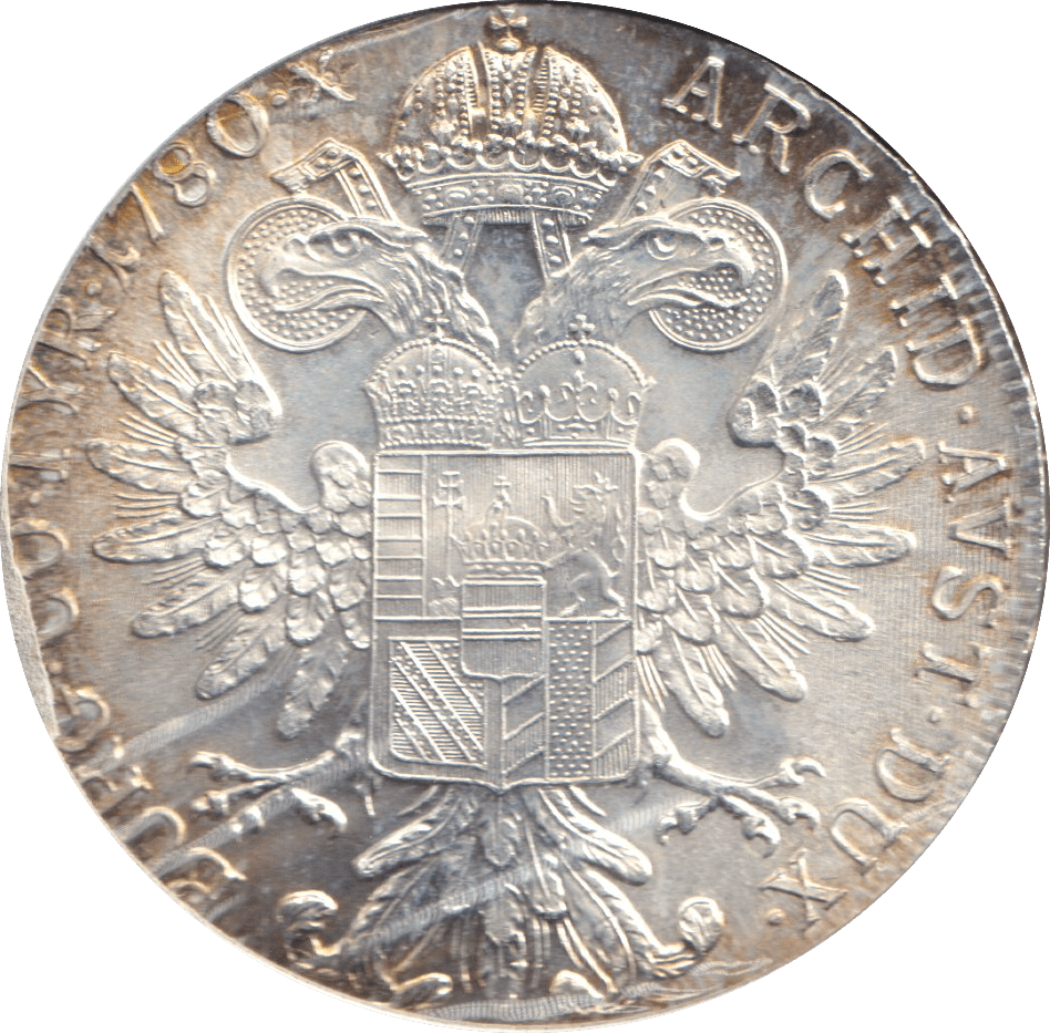 1780 SILVER THALIA AUSTRIA - SILVER WORLD COINS - Cambridgeshire Coins