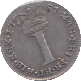 1781 MAUNDY ONE PENNY ( GVF ) - MAUNDY ONE PENNY - Cambridgeshire Coins