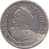1781 SILVER 1/2 REAL MEXICO - SILVER WORLD COINS - Cambridgeshire Coins