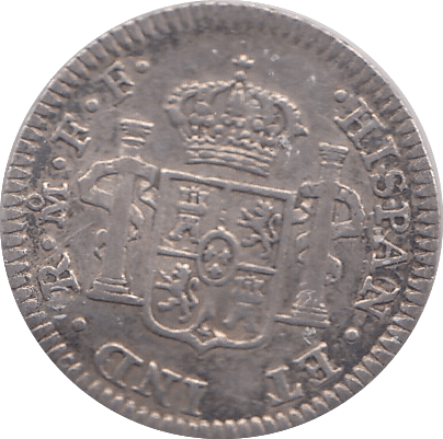 1781 SILVER 1/2 REAL MEXICO - SILVER WORLD COINS - Cambridgeshire Coins
