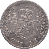 1781 SILVER 1/2 REAL MEXICO - SILVER WORLD COINS - Cambridgeshire Coins