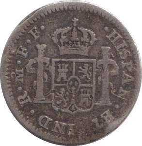 1781 SILVER ONE REALES MEXICO SPANISH COLONY - SILVER WORLD COINS - Cambridgeshire Coins