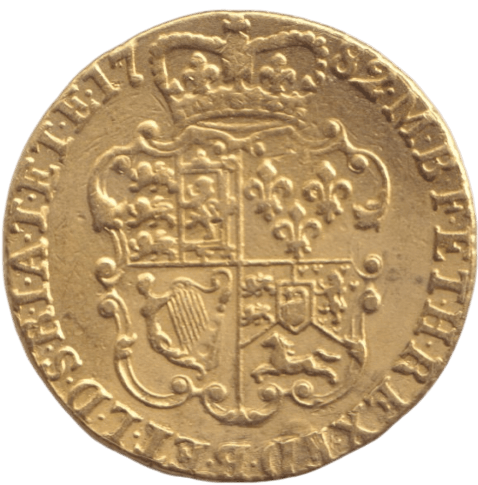 1782 GOLD GUINEA ( GVF ) - GUINEAS - Cambridgeshire Coins