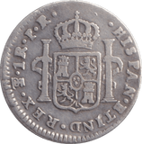 1782 SILVER 1 REALE MEXICO - SILVER WORLD COINS - Cambridgeshire Coins