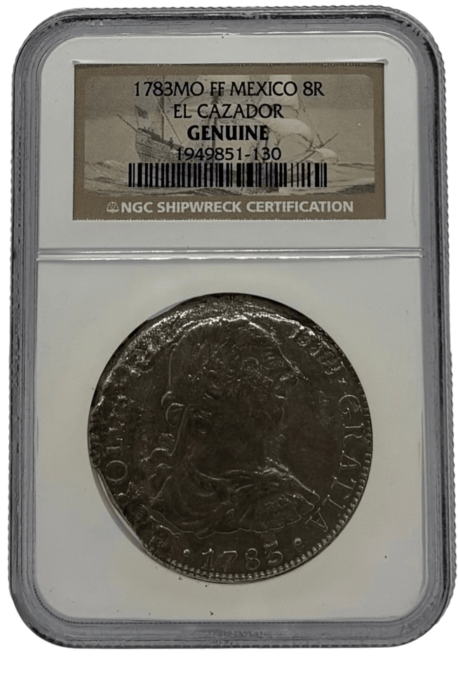 1783MO FF MEXICO 8 REALES EL CAZADOR NGC ANCIENT GENUINE - NGC OTHER COINS - Cambridgeshire Coins