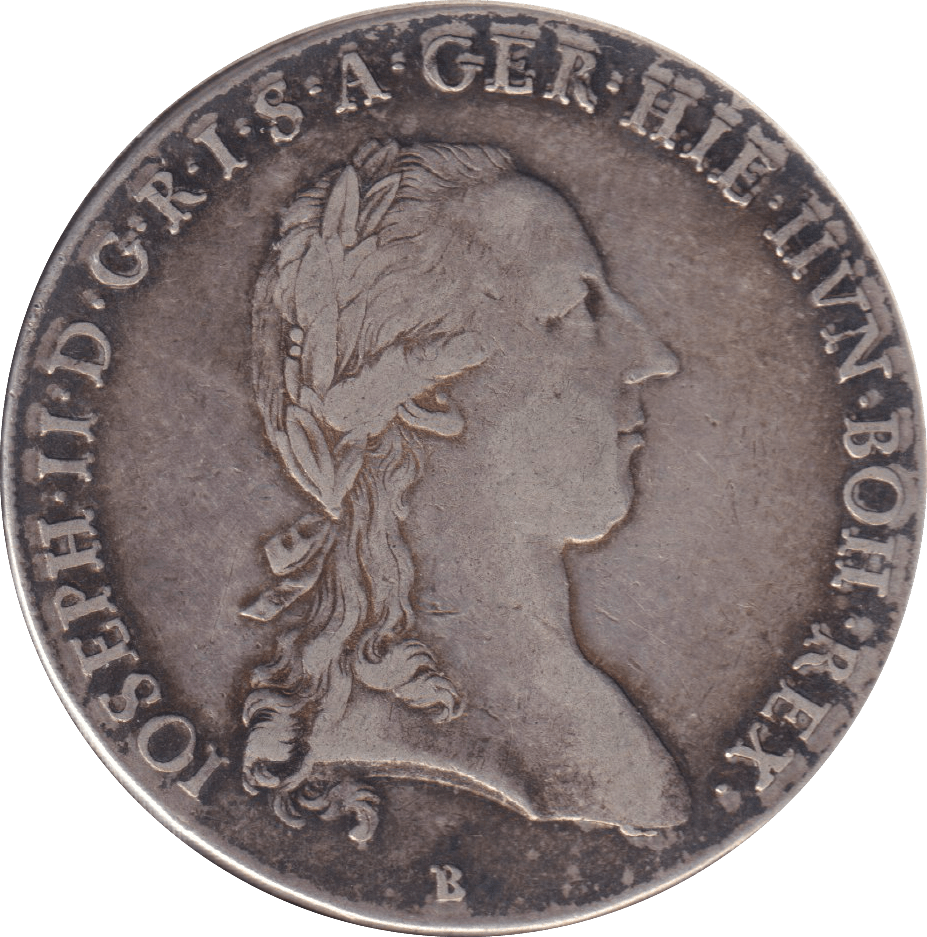 1784 SILVER ONE THALER AUSTRIA / NETHERLANDS - SILVER WORLD COINS - Cambridgeshire Coins