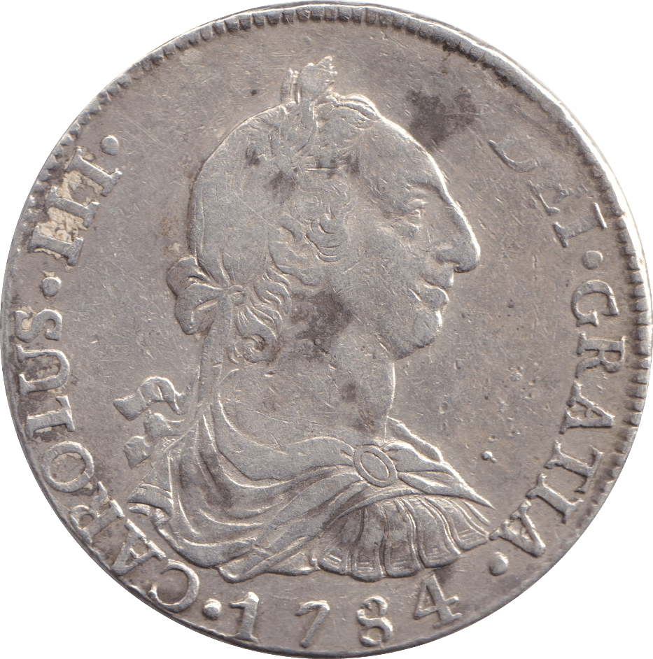 1784 SPAIN 8 REALES FRANCES FLORIN Cambridgeshire Coins ...