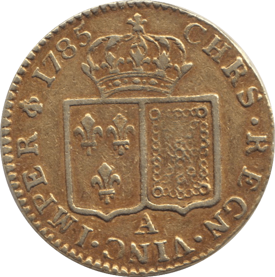 1785 GOLD LOUIS DOR FRANCE - GOLD WORLD COINS - Cambridgeshire Coins