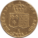 1786 GOLD 2 LOUIS D'OR - LOUIS XVI FRANCE - GOLD WORLD COINS - Cambridgeshire Coins