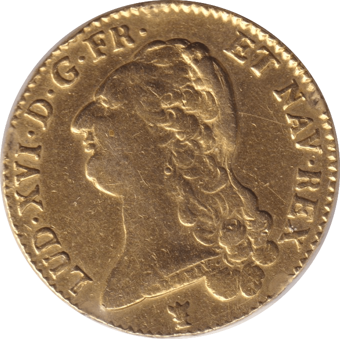 1786 GOLD 2 LOUIS D'OR - LOUIS XVI FRANCE - GOLD WORLD COINS - Cambridgeshire Coins
