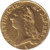 1786 GOLD 2 LOUIS D'OR - LOUIS XVI FRANCE - GOLD WORLD COINS - Cambridgeshire Coins