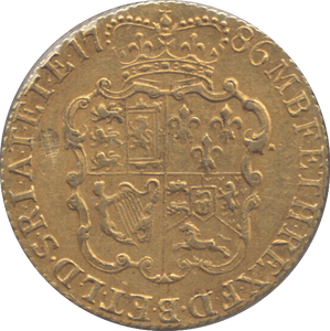 1786 GOLD ONE GUINEA ( EF ) - GUINEAS - Cambridgeshire Coins