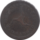1786 HALFPENNY ISLE OF MAN - WORLD COINS - Cambridgeshire Coins