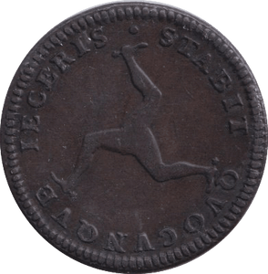 1786 PENNY ISLE OF MAN - WORLD COINS - Cambridgeshire Coins