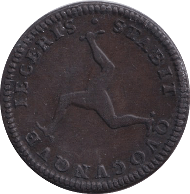 1786 PENNY ISLE OF MAN - WORLD COINS - Cambridgeshire Coins