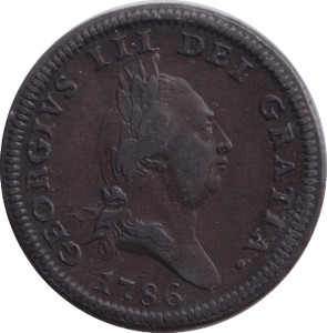 1786 PENNY ISLE OF MAN - WORLD COINS - Cambridgeshire Coins