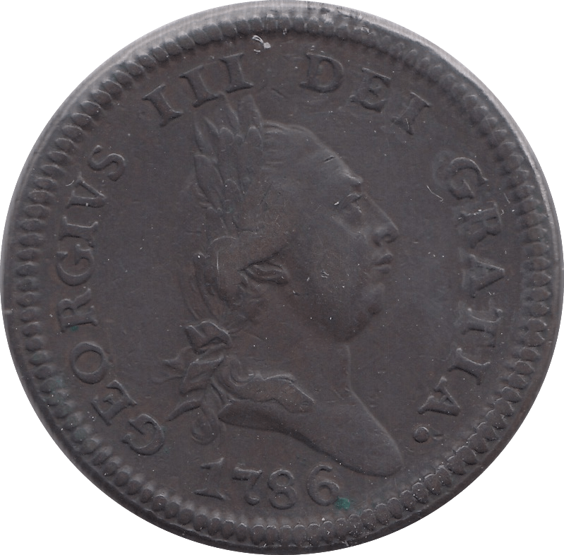 1786 PENNY ISLE OF MAN - WORLD COINS - Cambridgeshire Coins
