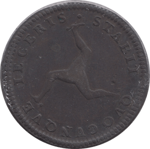 1786 PENNY ISLE OF MAN - WORLD COINS - Cambridgeshire Coins