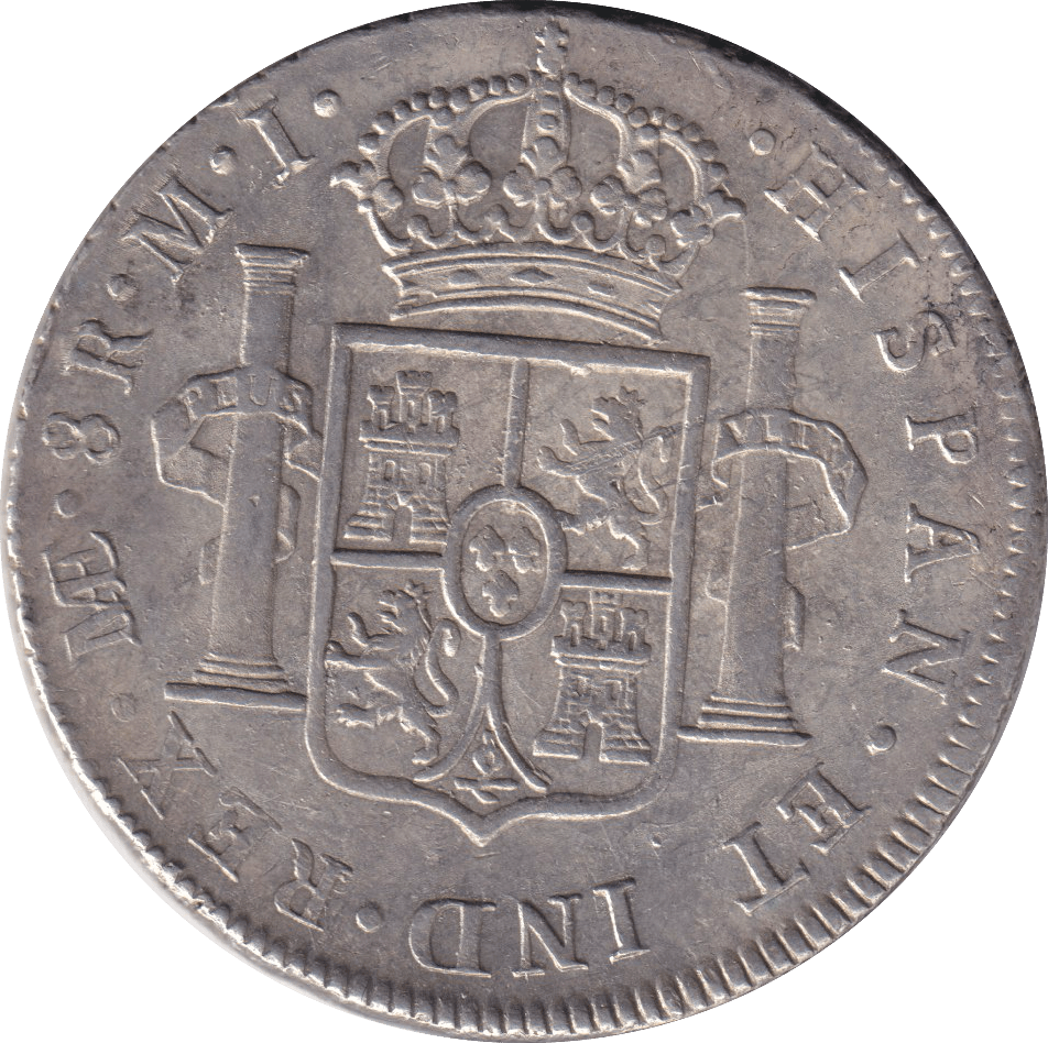 1786 SILVER 8 REALES MEXICO SPANISH COLONY - SILVER WORLD COINS - Cambridgeshire Coins