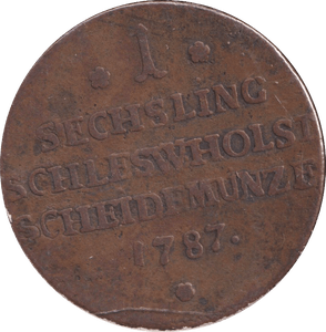 1787 1 SCHILLING SCHLESWIG HOLSTEIN - WORLD COINS - Cambridgeshire Coins