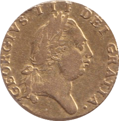 1787 GOLD HALF GUINEA (GVF) - GUINEAS - Cambridgeshire Coins