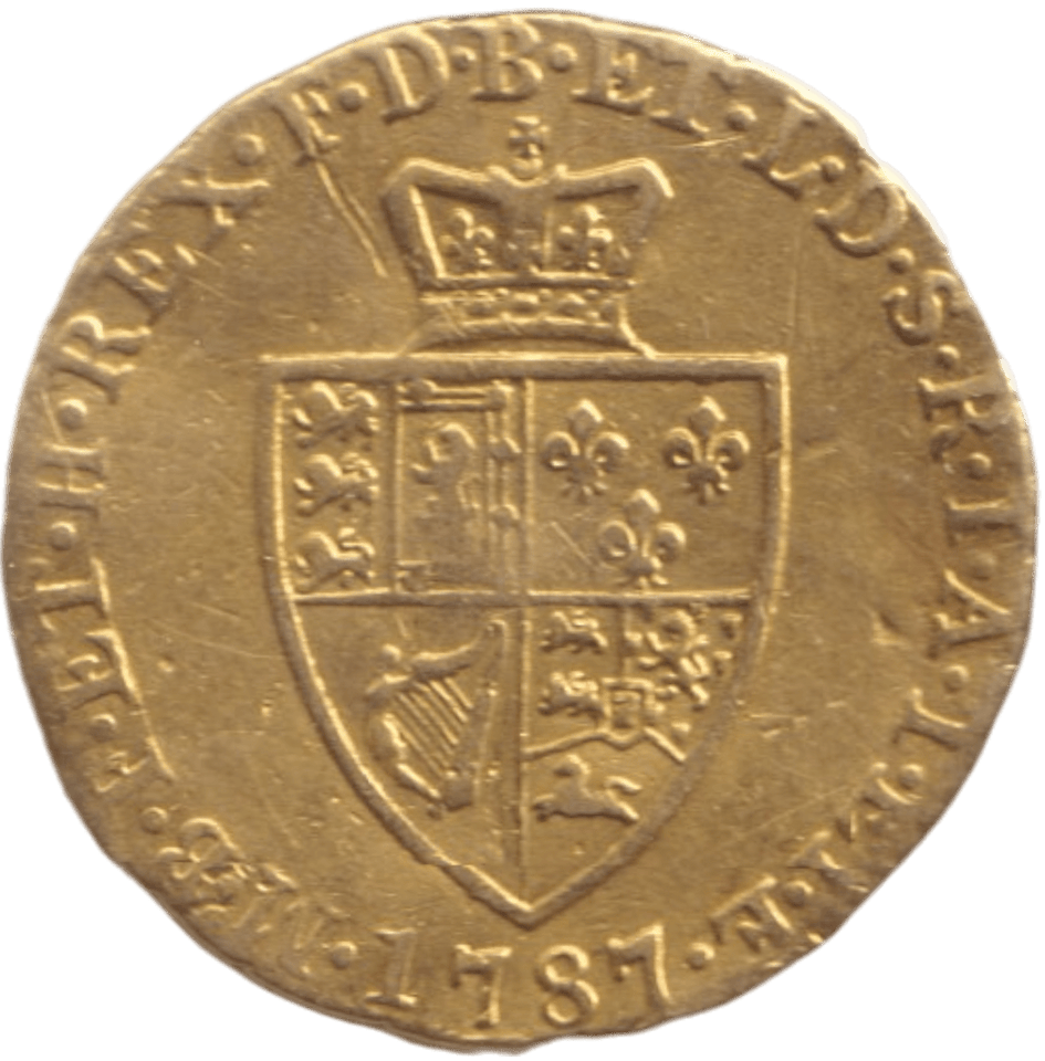 1787 GOLD HALF GUINEA ( VF ) - GUINEAS - Cambridgeshire Coins