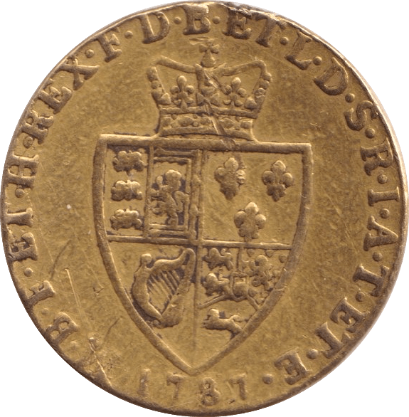 1787 GOLD ONE GUINEA ( FINE ) - GUINEAS - Cambridgeshire Coins