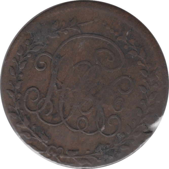 1787 HALFPENNY PEACE AND PLENTY TOKEN HM AND CO. DUBLIN - HALFPENNY TOKENS - Cambridgeshire Coins