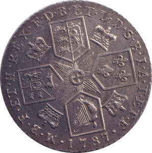 1787 SHILLING ( AUNC ) - SHILLING - Cambridgeshire Coins