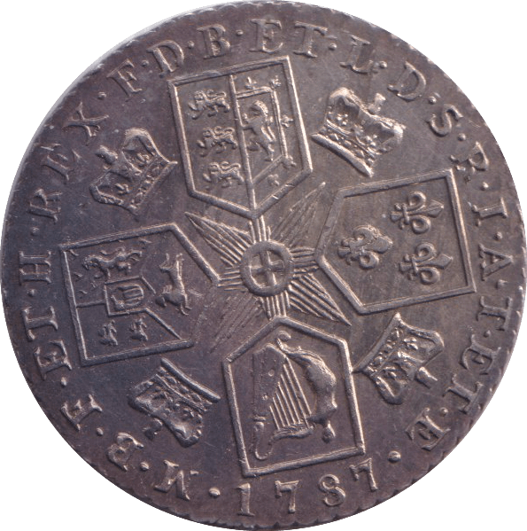 1787 SHILLING ( AUNC ) - SHILLING - Cambridgeshire Coins