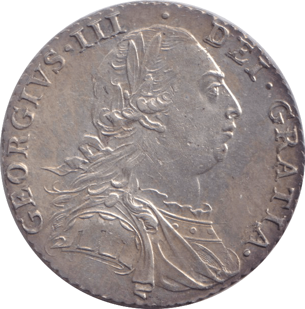 1787 SHILLING ( AUNC ) - SHILLING - Cambridgeshire Coins